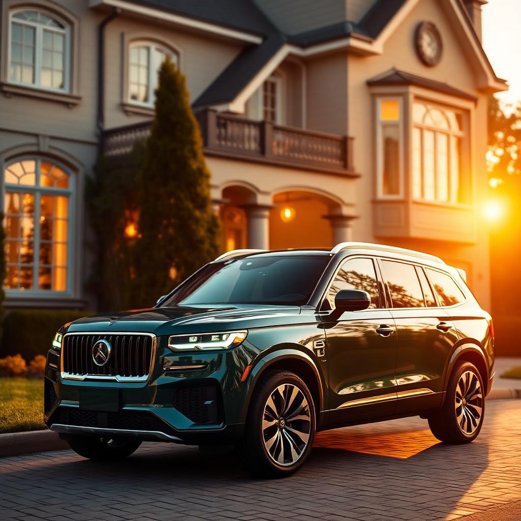 Veículo premium representando crédito com garantia de automóvel